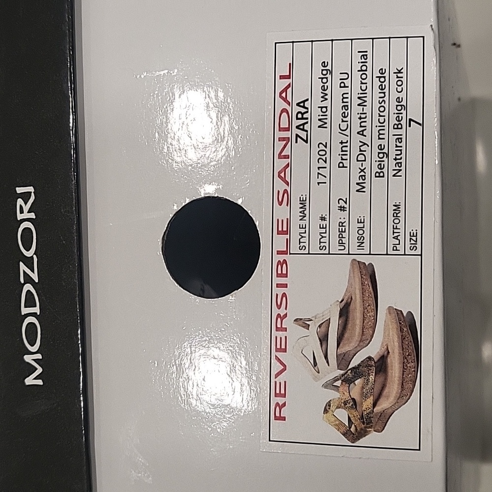 Brand new never worn pair of shoes with a twist!